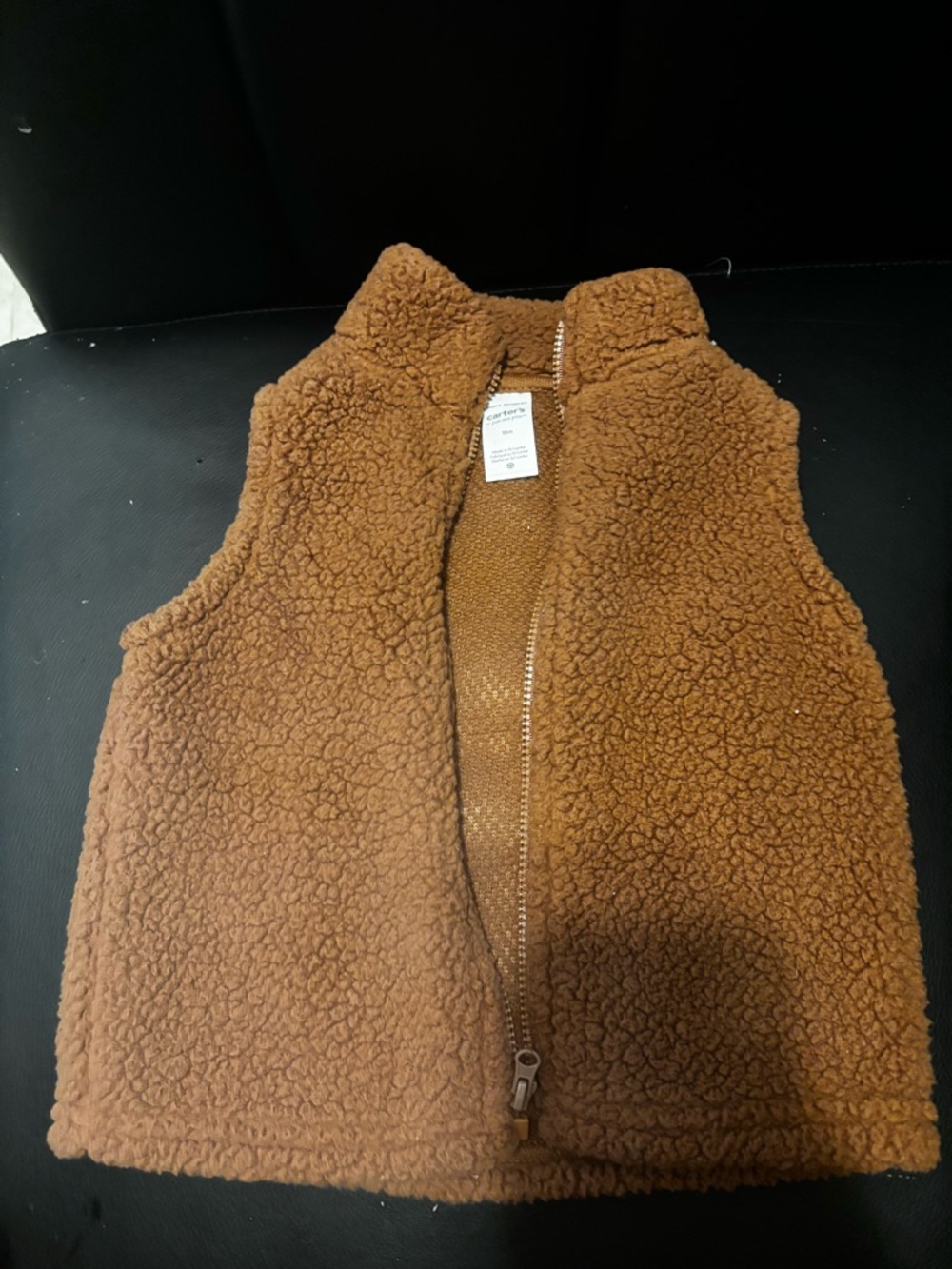 Carter's Brown Sherpa Vest for Kids